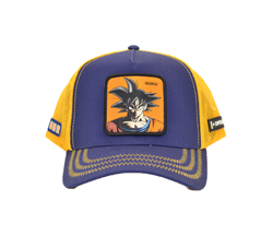GOORIN BROS BASEBALL CAP GOKU DRAGONBALL BLUE YELLOW 